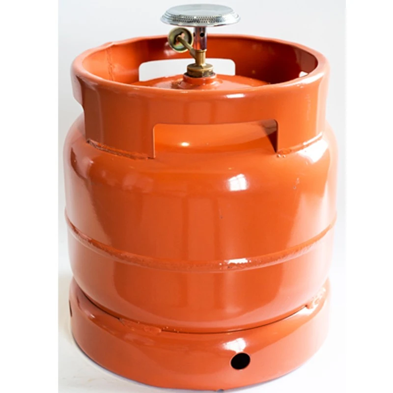 6 kg sašķidrinātās naftas gāzes cilindru kempinga gāzes pudele